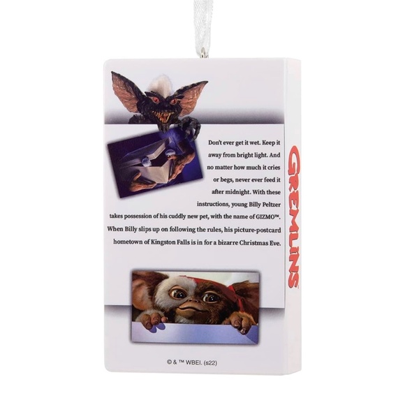 Hallmark Gremlins Retro Video Cassette Case Christmas Ornament - Picture 2 of 4